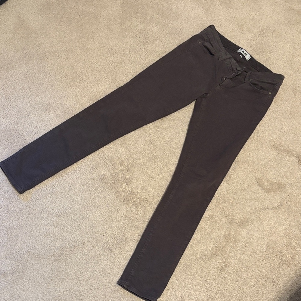 Paige Gray Skinny Jeans